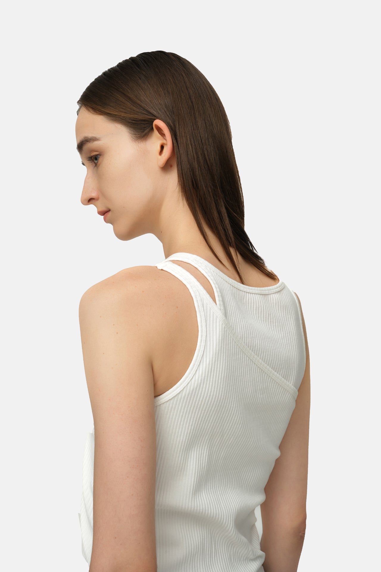Frost Layered Tank - Ivory