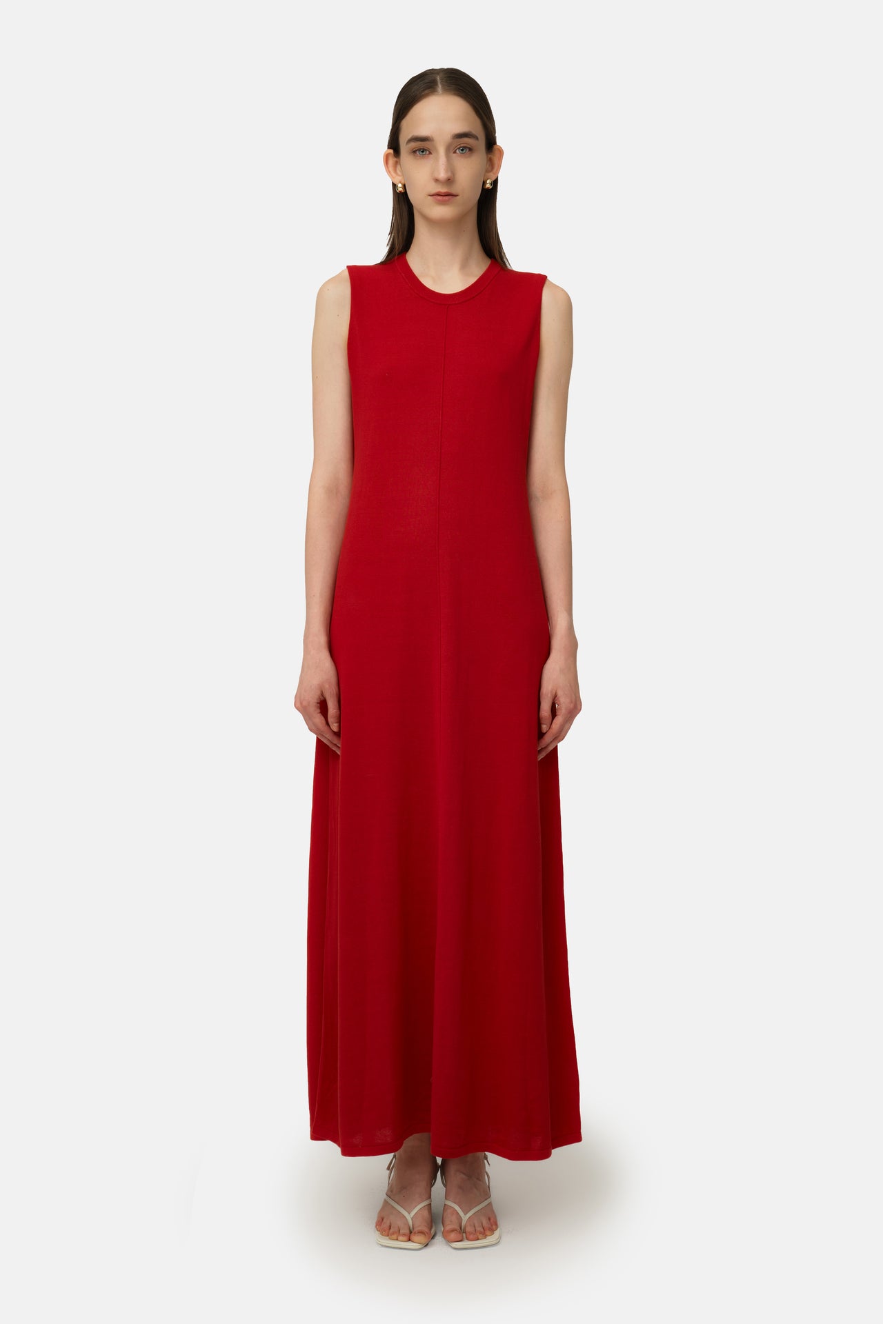 Carmine Maxi Dress - Red